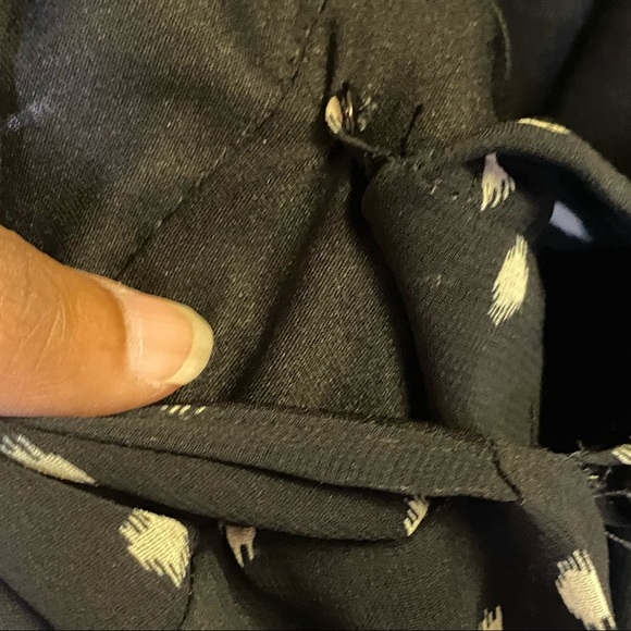 EUC Zara Basic Spotted Long Sleeve Wrap Dress - Picture 6 of 12